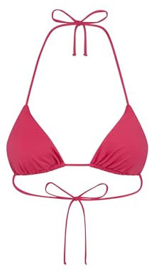 Me Fui Reggiseno Bikini MF23-1900 a Triangolo Stile Basic (S, Fucsia)