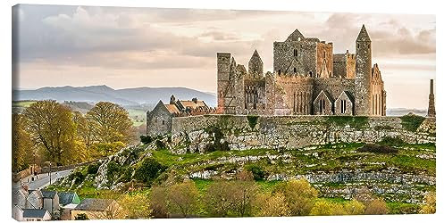 Posterlounge Burg Rock of Cashel, Irland Leinwandbild von Olaf Protze 120 x 60 cm Wandbilder Wanddeko