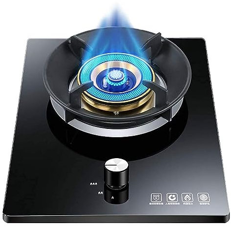 gas hob glass gas hobPortable Stove Brass Burner Built-in Single Oven(Color:NG)