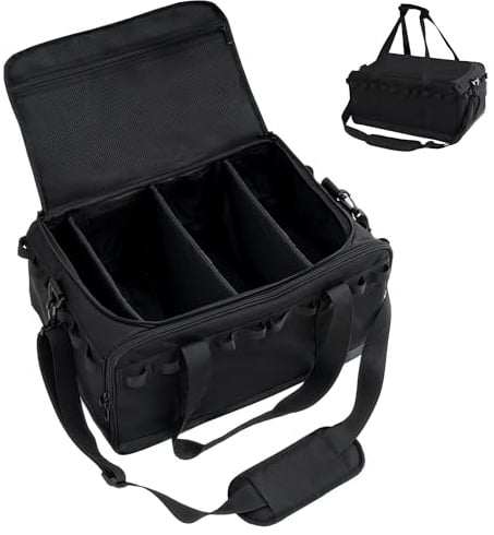 COOZMENT Multifunktionale Reisetasche, 35 l, wasserdichter Schuh- und Picknick-Organizer, 3 verstellbare Trennwände für Reisen, Sport, Fitnessstudio