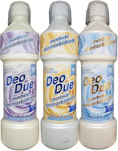 DEO DUE CHIMICLEAN AMMORBIDENTE MORBIDO ORIENTAL, BLANCHE, FLEUR D'OR 1 L CONFEZIONE DA 3 PZ