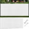 Vela Ombreggiante Parasole 300 x 400 cm Rettangolare Protezione Raggi UV Tende da Sole Respirante Antistrappo con Occhielli per Esterno, Giardino, Terrazza, Piscina, Bianco