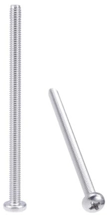 TOP-VIGOR 10Pcs Cross Pan Head Machine Screws, M4x75mm Phillips Round Head Screws Bolts for Machinery, Furniture, Car, Motorcycle Repair, Electronic Products, Ship Assembly, and DIY