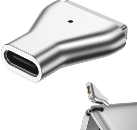YREYBN 2 To Usb C, 2 Charger, 2, Type-C Magnetic Adapter For 2 T-Head Straight Pd 100w Power Fast Charging Converter Compatible With 2013-2015 Macbook Air Pro