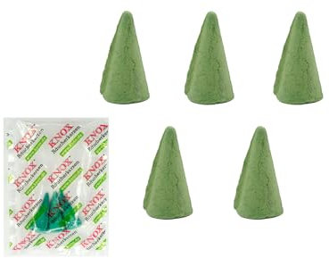 KNOX Räucherkerzen - 5er Set Tanne - Düfte: 5X Tanne - Menge: 5 inklusive 3 Räucherkerzen M als Proben vom Duft Meeresbriese - Made in Germany