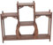 Alipis Étagère De Présentation Traditionnelle Chinoise En Bois Pour Curiosités Boîte À Thé Service À Thé