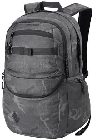 Nitro Future Hero Rucksack Schulrucksack mit Organizer Schoolbag Daypack mit 17 Zoll Laptopfach