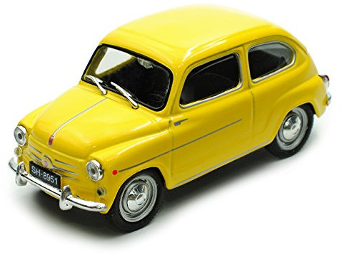 Unbekannt FIAT 600 D Seicento Gelb 1955-1969 1/43 Modellcarsonline Modell Auto
