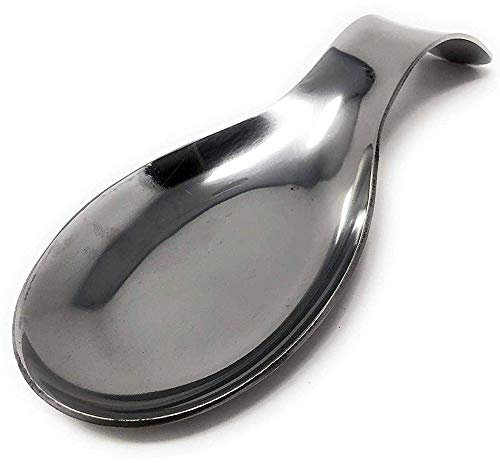 LS - Repose-Cuillère - Repose Cuillère Cuisine, Repose Cuillère Multifonction, Porte Cuillère En Acier Inoxydable Pour Cuisine, Louches, Pinces, Spatule, Porte-Cuillère Pour Cuisinière - Argent