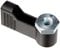 HALDER 24101.0232 Drehriegel, Schwarz, d1=17 mm