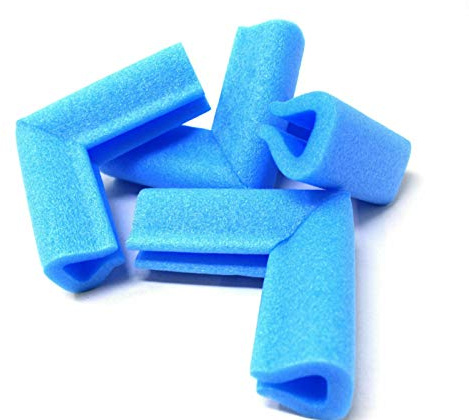 16 x blaue Kunststoff-Rahmen-Eckenschutz (Profil A)