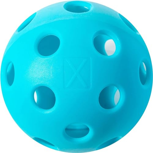 Franklin Sports X-26 Pickleballs – Intérieur – Lot de 3 – Approuvé par l'USAPA – Bleu (52901)