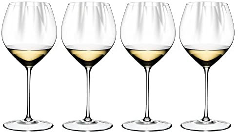 RIEDEL - Performance Chardonnay - Pay 3 Get 4, zahle DREI bekomme Vier - - Kristallglas - Volumen: 440 ml - Höhe: 24,5 cm