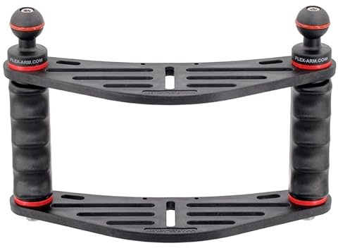 Unterwasser Doppel Tray Schiene mit Kugel 25 mm für Action-Kameras für GoPro DJI Osmo FLEX-ARM ST20119
