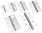Small Cabinet Door Stainless Steel Flat Small Hinge, 1 inch 2 inch 3 inch Hinge, Door and Window folding-44 * 33 (4 Holes) * 2 only