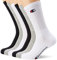 Champion Unisex Core 6pp Crew Füßlinge , Hellgrau Meliert, Weiß, Schwarz, 35-38
