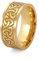 SIPURIS Keltischer Dreifaltigkeitsknoten-Ring, Hexenknoten, irischer Triquetra-Knoten, Spinner-Ring, Edelstahl, nordischer Wikinger-Ring, Schmuck für Männer, Frauen, 11, Edelstahl (Gold2, 10)