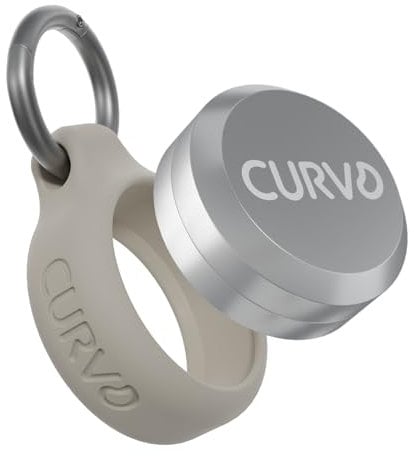 CURVD Premium Carrying Case - Durable Travel Keychain Container, Waterproof Holder for Earplugs, Pills, Coins Compatible with Loop, Eargasm & Vibes, Mini Purse Pill Box Container (Honey)