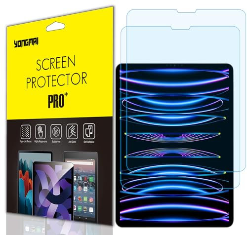 Blaulichtblockierende Displayschutzfolie, kompatibel mit iPad Pro 27,9 cm (11 Zoll), 2022 & 2021 & 2020 & 2018 (4. / 3. / 2. Generation), Anti-Blaulicht, blendfrei, für iPad Pro 11 Tablet,
