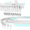 Dikots 3.5 Meter Flexible Curtain rail track - Heavy duty curtain track for Bay windows, Rooms, Divider, RV and shower curtain rail track - ceiling curtain track and fittings - bay window curtain rail