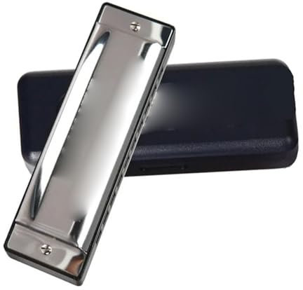 10 Löcher Mundharmonika Silber Tonart C Harfe Musikinstrument Mundharmonika Diatonisches Gaita-Akkordeon mundharmonika anfänger