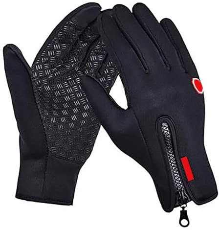 Thermohandschuhe Winter Herren Freezer Thermo Handschuhe Warme Winterhandschuhe Herren Damen Wasserdicht Touchscreen Fahrradhandschuhe Thermo-Handschuhe für Outdoor-Arbeiten Skifahren und Radfahren