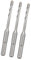 hsawbit SDS Plus Hammer Drill Bits 6mm x 110mm x 3, SDS Masonry Dill Bit Cross Tip Carbide Drill bit for Brick Walls, Concrete, Stone