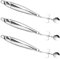 3 PCS Sea Fishing Lures - 30g Metal Jigs & Spoons UK for Mackerel, Bass, Cod & Pike - Silver 10cm