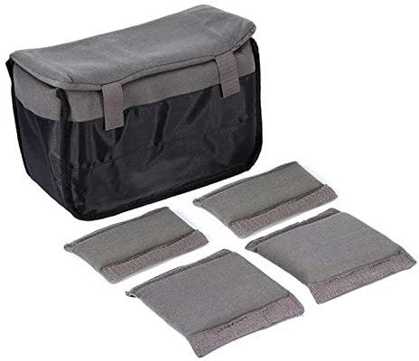 AXTGBHL tragbar DSLR. Kameraeinsatz Gepolsterte Tasche Kamera-Linsen-Schutzteiler-Trennwarenbeutel for DSLR SLR. Kamera und Linsen 28x14x18cm