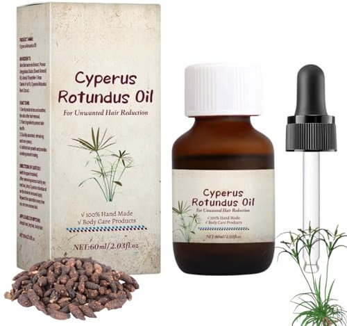 Cyperus Rotundus Oil Natural Cyperus Oil For Hair Removal Moisturizing Cyperus Rotundus Benefic Reducing Body Hair Growth Pure Cypress Oil For Hair Removal Organic Cyperus Oil Hair Growth Inhibitor