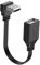 DAYnagh Câble d'extension USB 2.0 en silicone flexible mâle vers femelle - Câble d'extension coudé supérieur/bas/gauche et droit