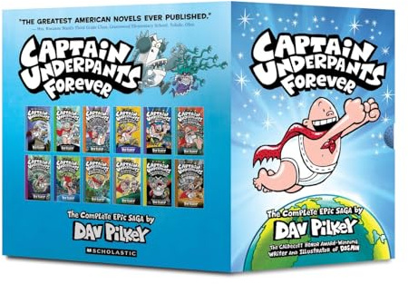 Captain Underpants Forever Box set (#1-12)
