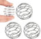 3 Stück Edelstahl Shaker Kugel, Metall Shaker Ball, Stainless Steel Mixing Flaschenmischer Ball Kugel Protein Mixer, Sport Fitness Eiweiß Shaker Bottle Cup Whisk für Protein Blended Getränke (5.2cm)