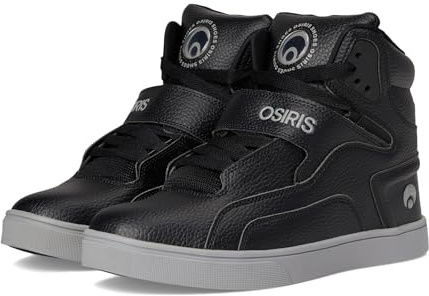 Osiris Men's Rize Ultra Skate Shoe, Black/Grey/Black, 8 UK
