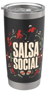 Salsa – Musik für den Gesellschaftstanz Doppelwandiger Edelstahl-Thermobecher