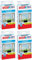 Tesa Fliegengitter für Standard-Fenster, weiß, leicht, 1,5 m x 1,8 m 1,1m:1,3m / 4er Pack Schwarz