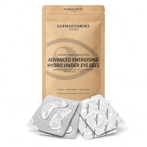 Dermavitamins Advanced Energizing Hydro Unter Augengelpflaster - für trocken ermüdete Augen (4er Pack)