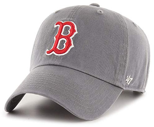 '47 Brand Relaxed Fit Cap - MLB CLEAN UP Boston Red Sox grau