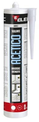 ITW Elematic Silicone Mastic acétique 280 ml Blanc