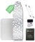 Simplysmooth Housse De Table A Repasser 150x50 Convient Aux Fers A Vapeur - Fabriquee dans L'UE avec Tendeurs, Enrouleur de Cordon, Toile A Repasser + E-Book - Repassage Rapide
