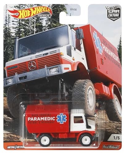 Hot Wheels Real Riders ´88 Mercedes Unimog U1300 1:64