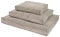 JAMAXX Premium Hundekissen Orthopädische Füllung, Waschbar Bezug aus Edlem Chinelle Stoff, Weiche Kompakte Füllung mit Visco-Schaumstoff-Flocken,90x70 (M), Sand