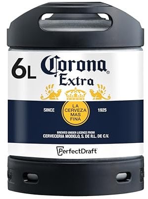 PerfectDraft Corona Extra Lager Beer keg for Philips Machine, 6 L