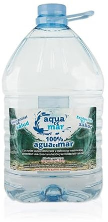Agua de Mar Hipertónica Aqua de mar Sin sabor Botella 5 L
