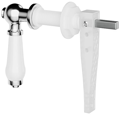 Wholesale Domestic White Ceramic Traditional Cistern Flush Lever
