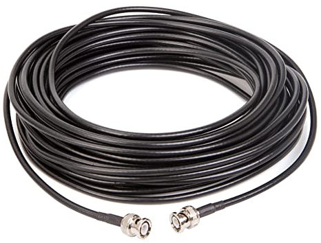 ihreesy 15M Câble BNC Mâle à BNC, 50 Ohm BNC Câble coaxial Mâle Câble d'extension BNC câble d'antenne BNC pour câble d'alimentation pour transmission par satellite caméra de vidéosurveillance