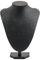predolo Schmuckbüste, Dekobüste, Schmuckständer, Schmuckhalter Aus Holz, Schwarz, 29x21cm
