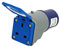 2P+E Industrial Plug to 13amp 3 Pin Socket Power Convertor Adaptor