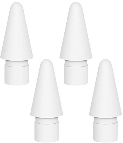 ZHONYEE Tip Compatible with Apple Pencil 2nd Gen & 1st Generation, Replacement Pencil Tips for iPad Pro - White (4 Pack)