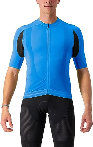 CASTELLI Men's SUPERLEGGERA 3 Jersey T-Shirt, Drive Blue, XXL